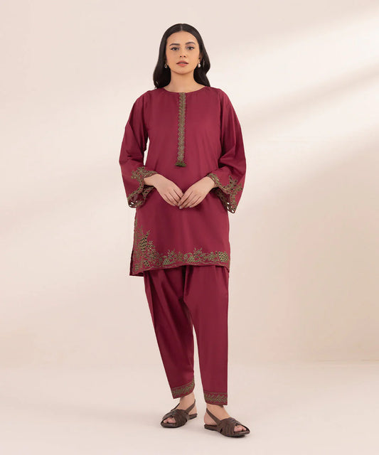 2-Piece Embroidered Lawn Suit By Sapphire