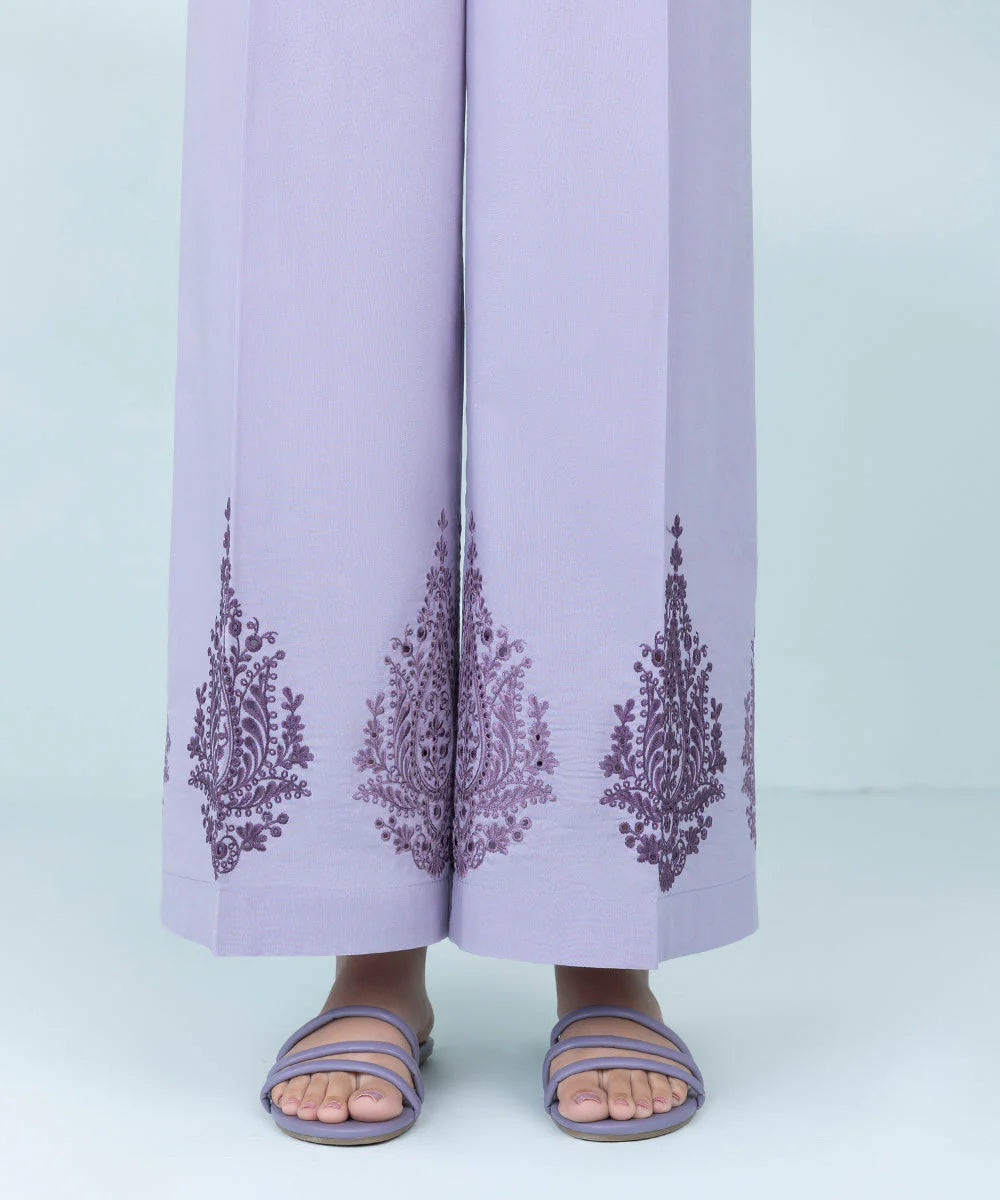 2-Piece Embroidered Cotton Jacquard Suit by Sapphire