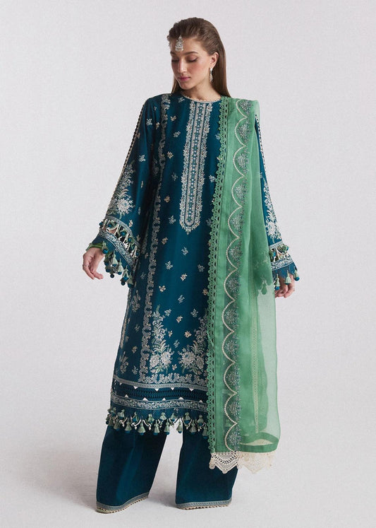 3-Piece Embroidered Lawn Suit By Hussain Rehar