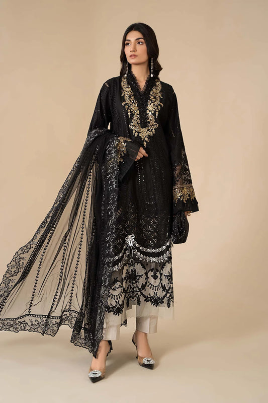 3 Piece Embroidered Lawn Suit By Maria.B.