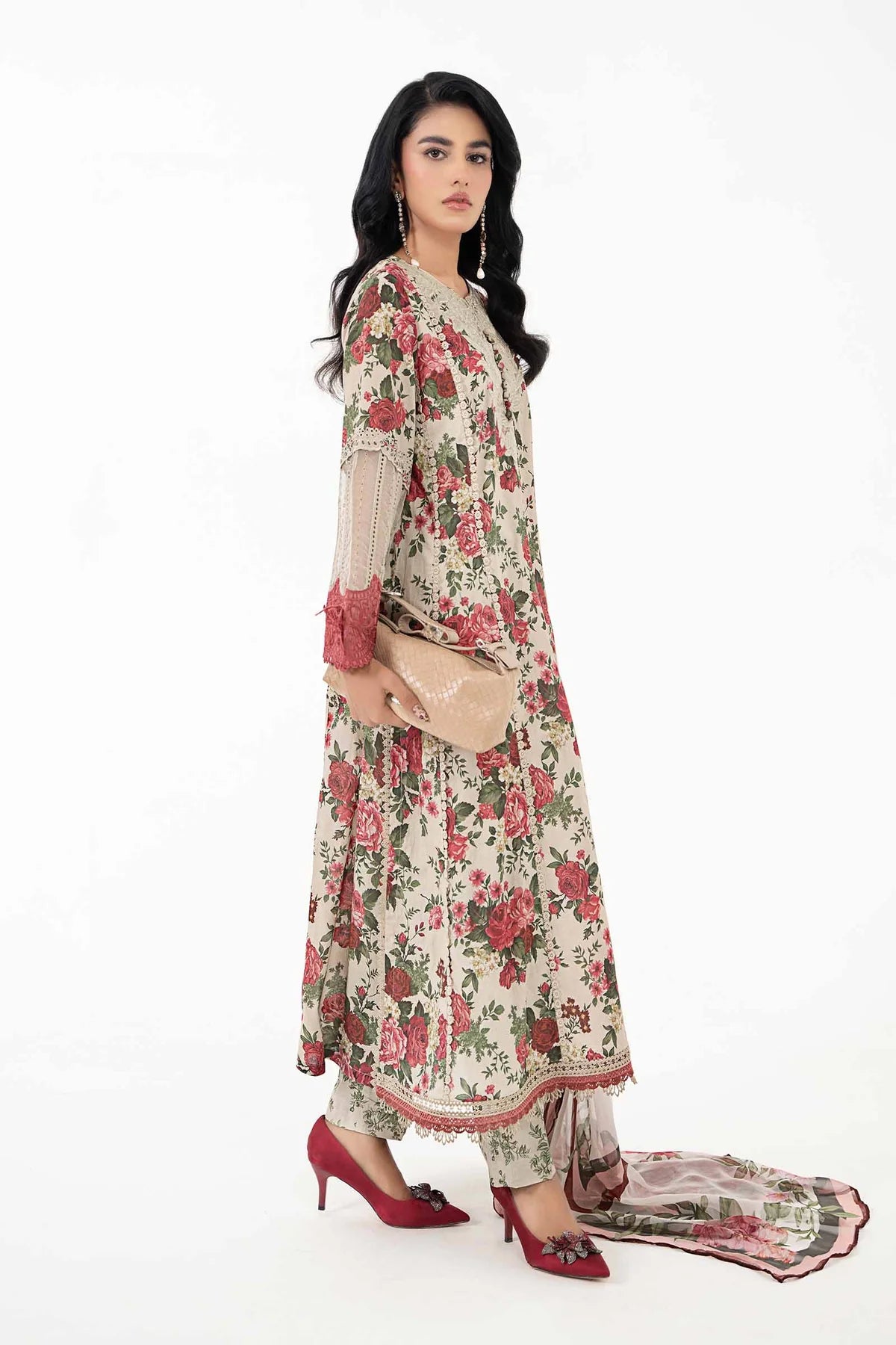 3 Piece Printed Lawn Suit By Maria.B.