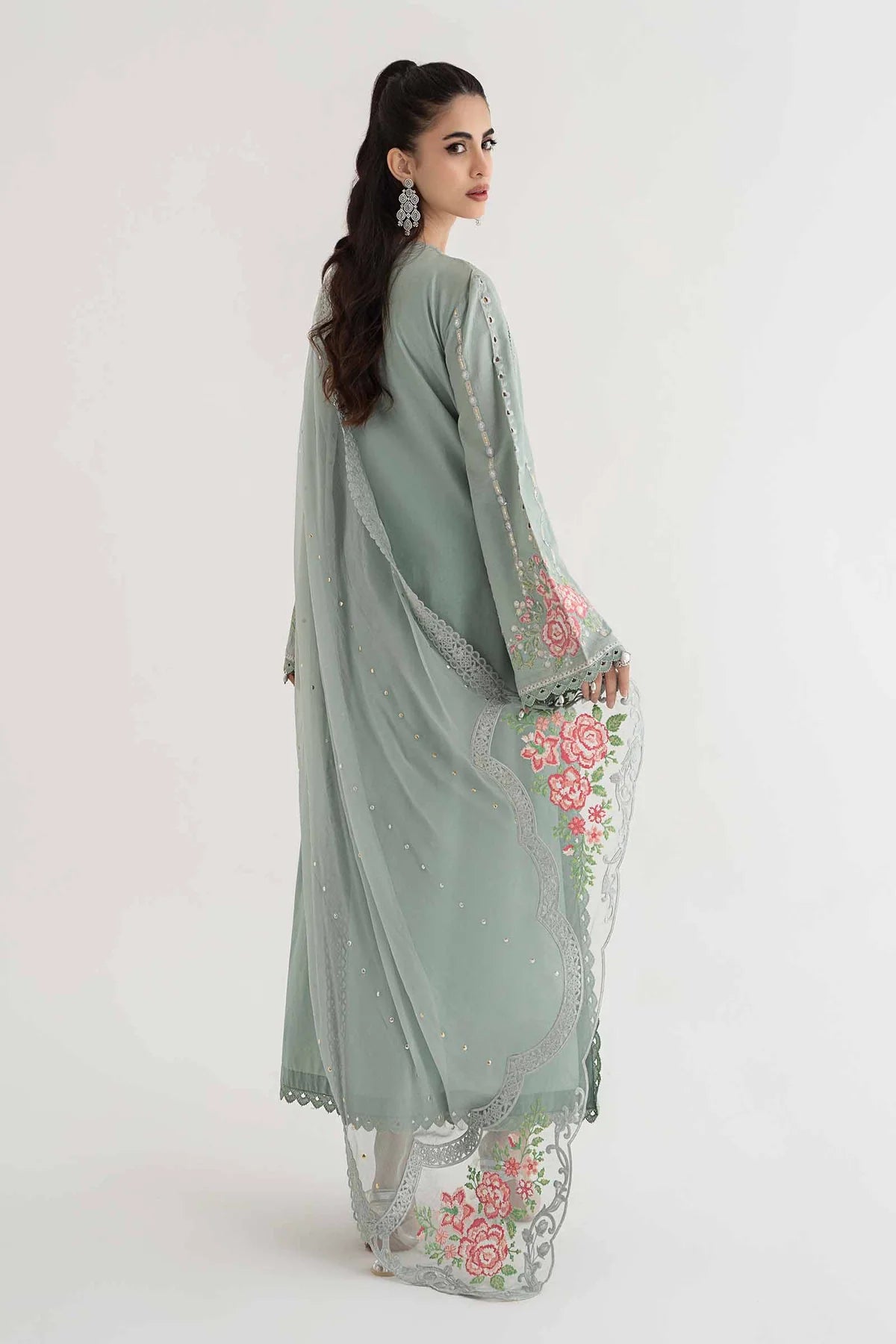 3 Piece Embroidered Lawn Suit By Maria.B.