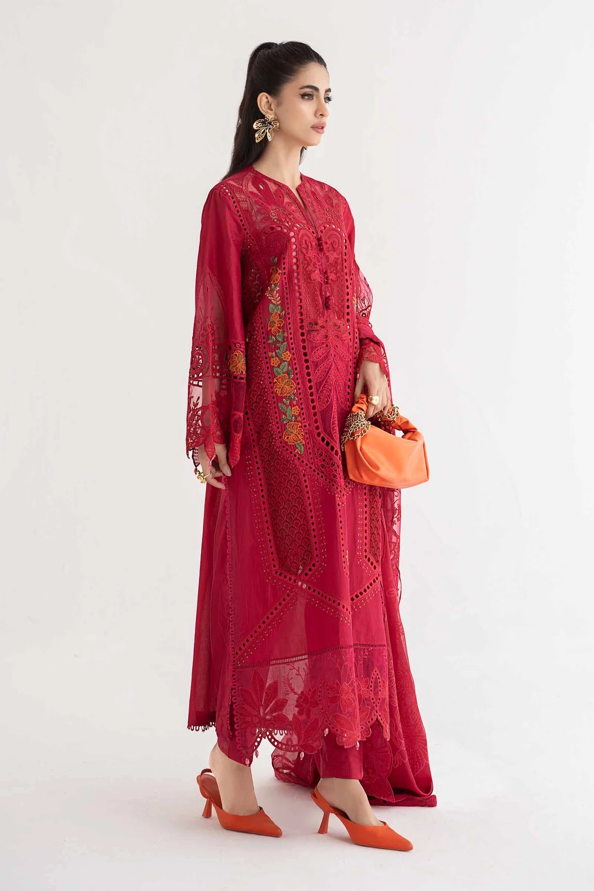 3 Piece Embroidered Lawn Suit By Maria.B.