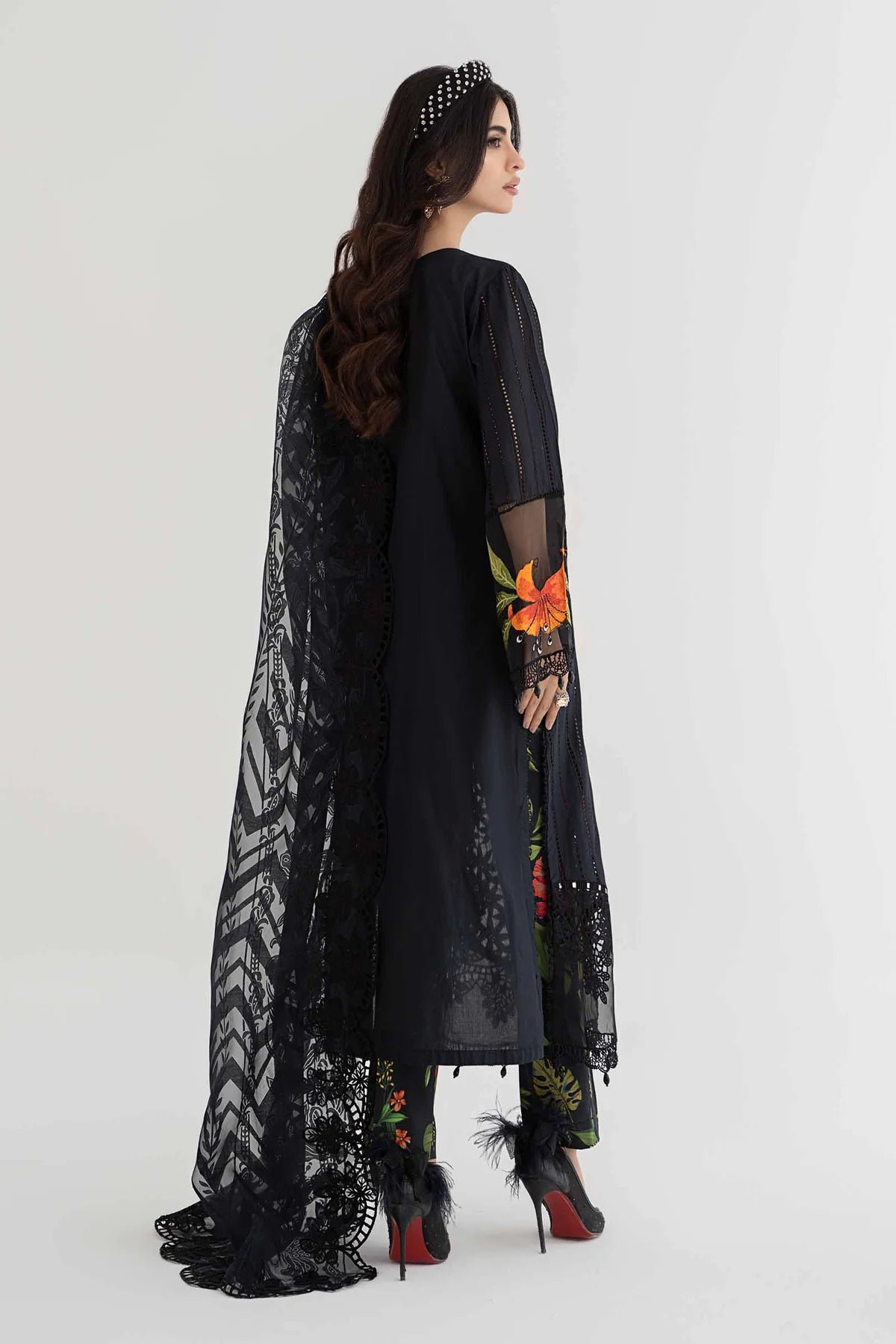 3 Piece Embroidered Lawn Suit By Maria.B.