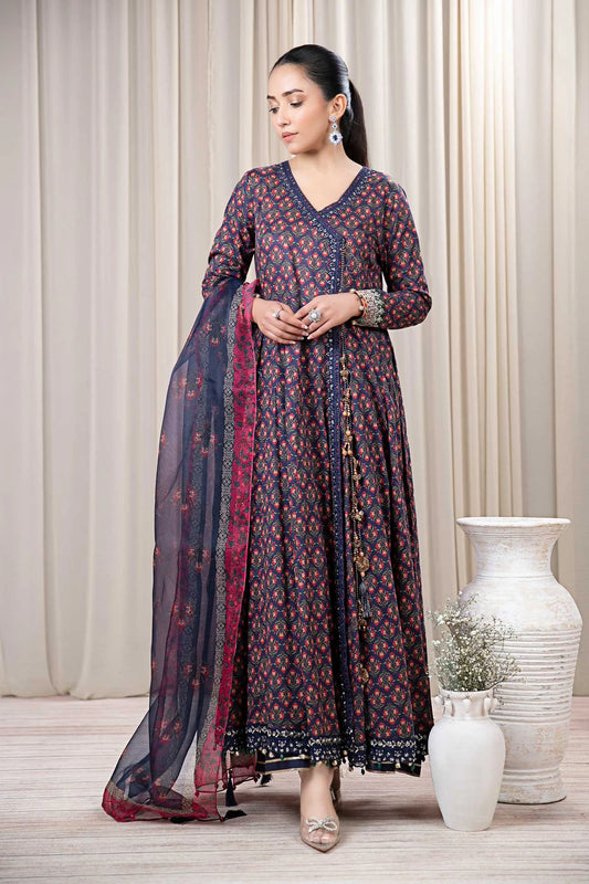 3 Piece Embroidered Lawn Suit By Maria.B.