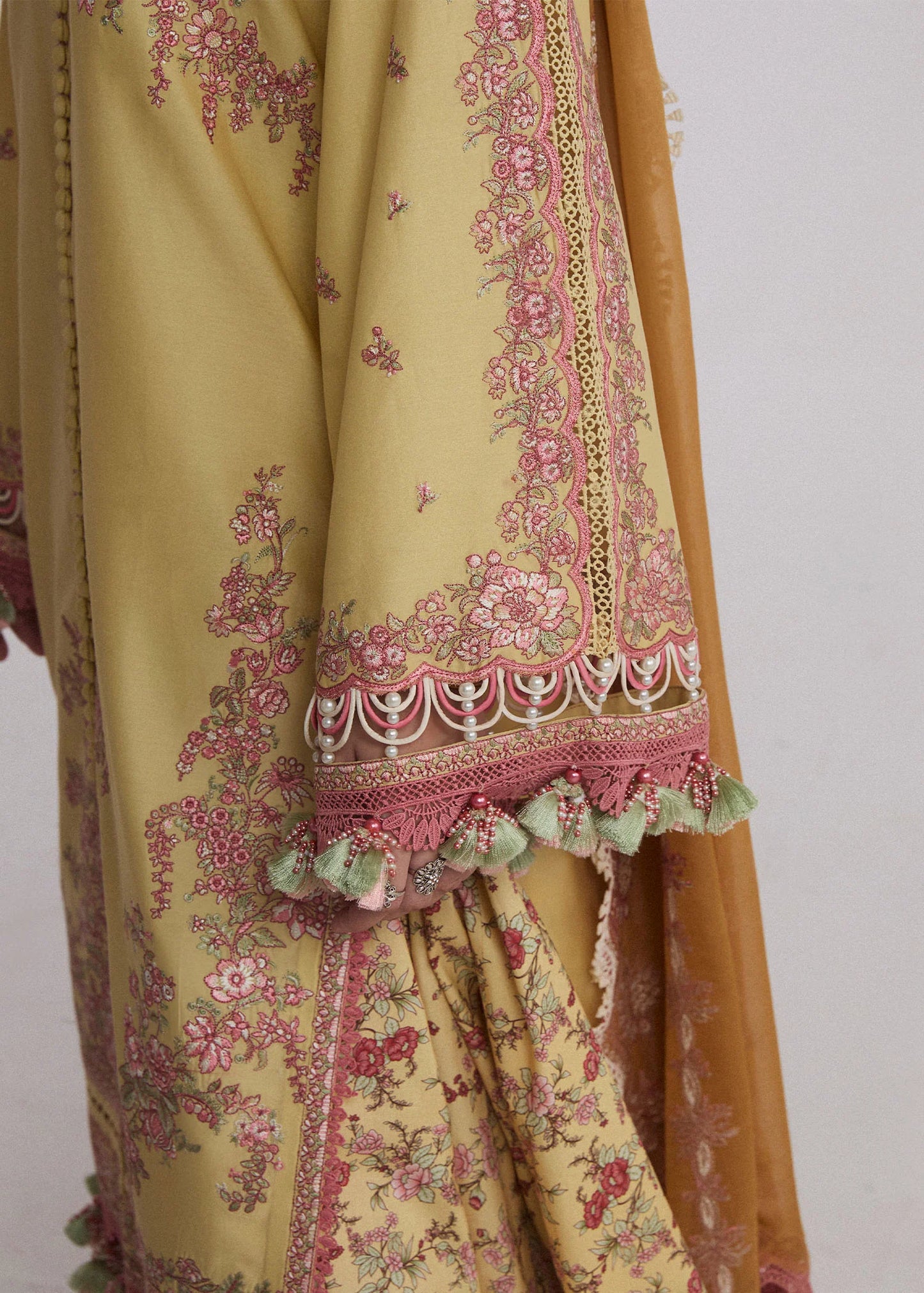 3-Piece Embroidered Lawn Suit By Hussain Rehar