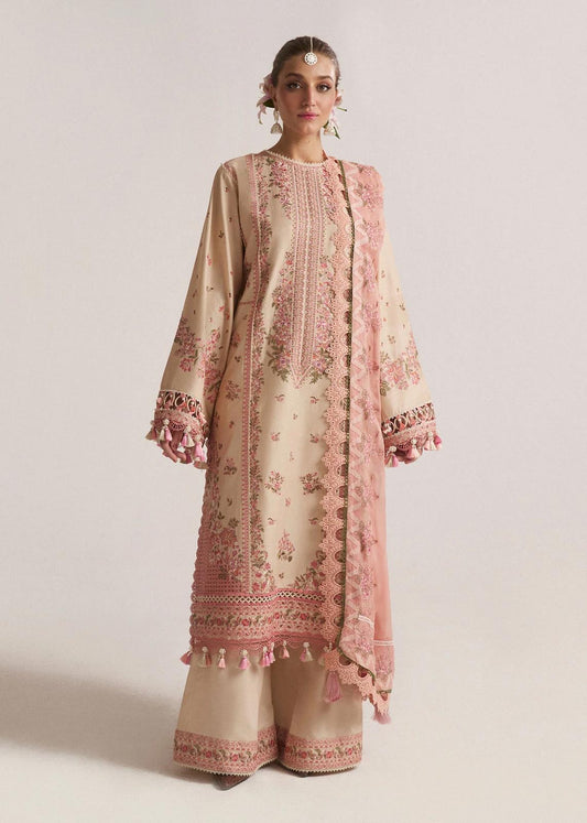 3-Piece Embroidered Lawn Suit By Hussain Rehar